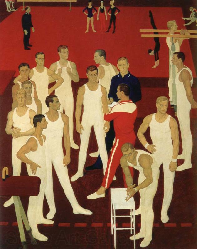 unknow artist Soviet gymnast